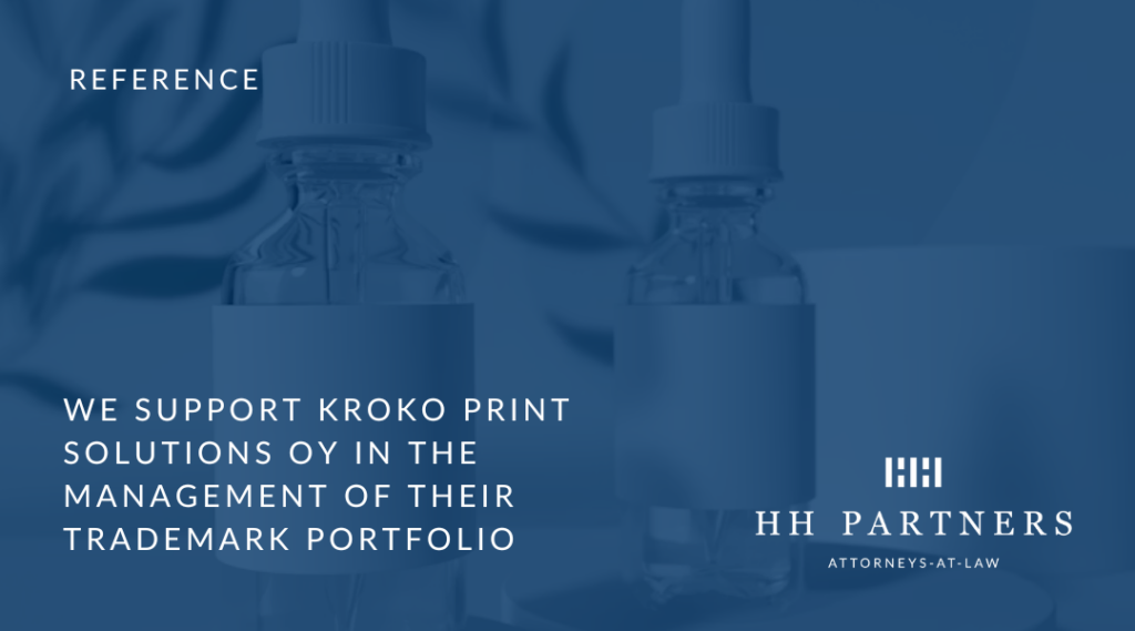 We support Kroko Print Solutions in their trademark portfolio management