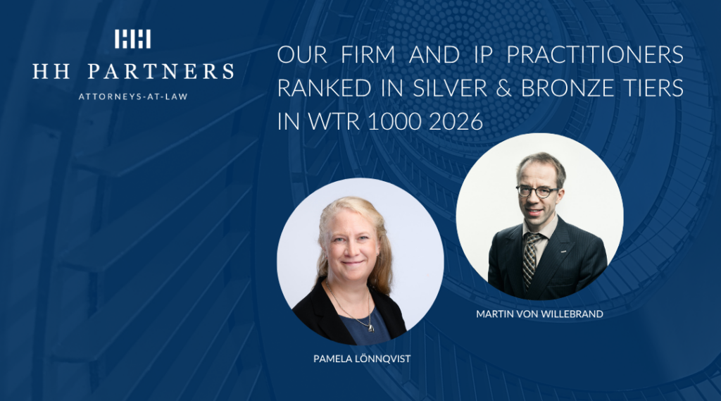 Our firm and IP practitioners ranked in Silver and Bronze tiers in WTR 1000 2026